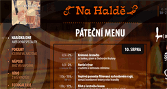 Desktop Screenshot of nahalde.cz